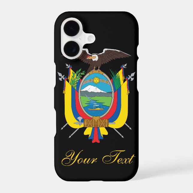 Ecuador Flag Iphone Case (Back)