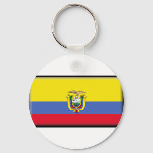 Ecuador Flag Keychain