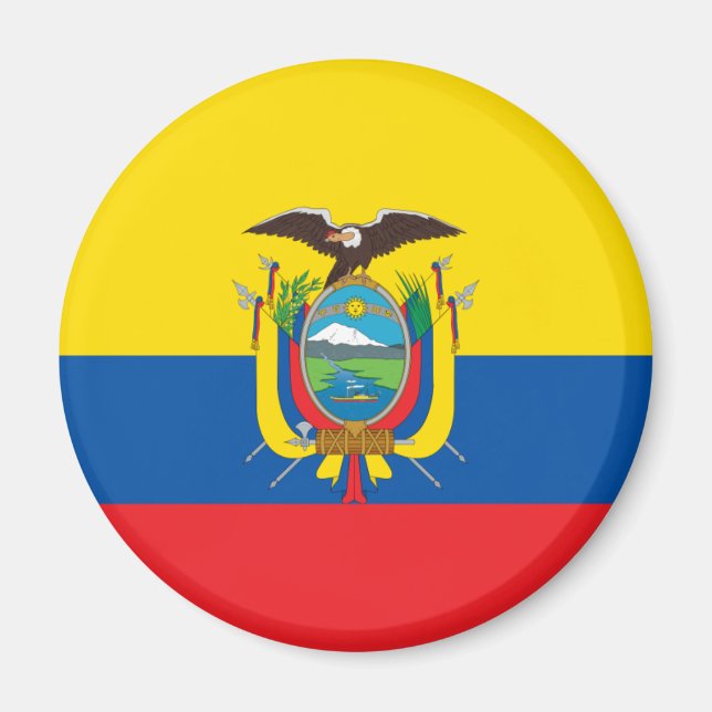 Ecuador Flag Magnet (Front)