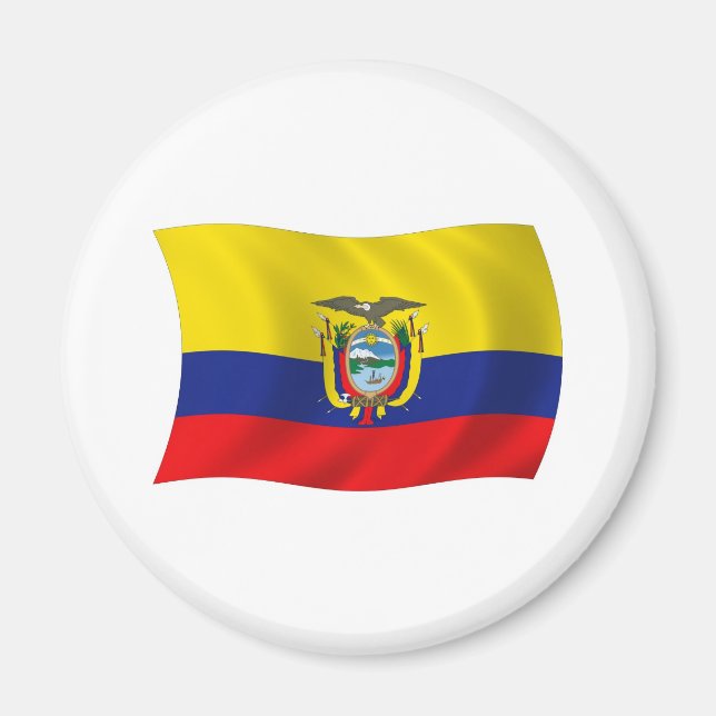 Ecuador Flag Magnet (Front)