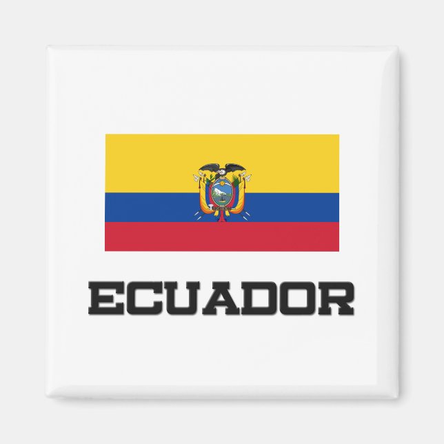 Ecuador Flag Magnet (Front)