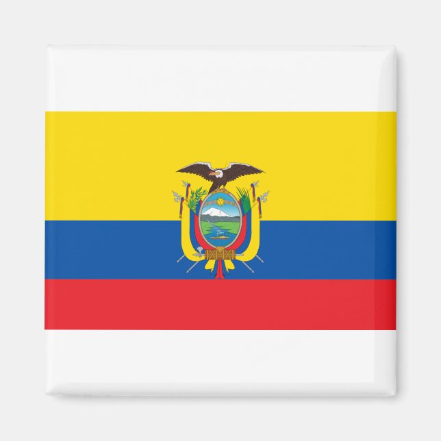 Ecuador Flag Magnet (Front)