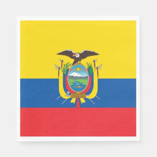 Ecuador Flag Napkins