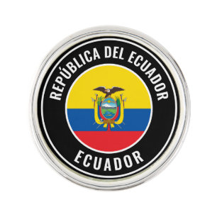 Ecuador Flag Patriotic Lapel Pin