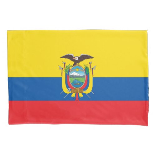 Ecuador Flag Pillow Case