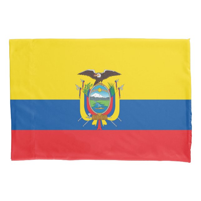 Ecuador Flag Pillow Case (Front)