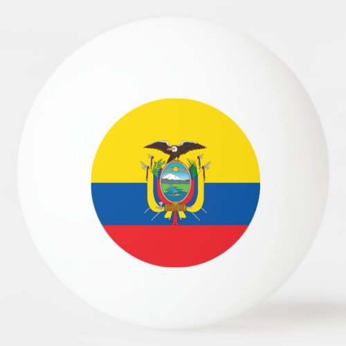 Ecuador Flag Ping Pong Ball