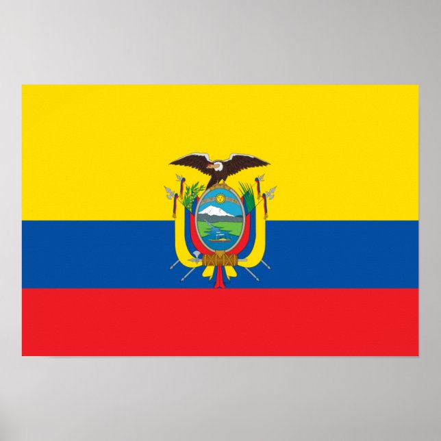 Ecuador Flag Poster (Front)