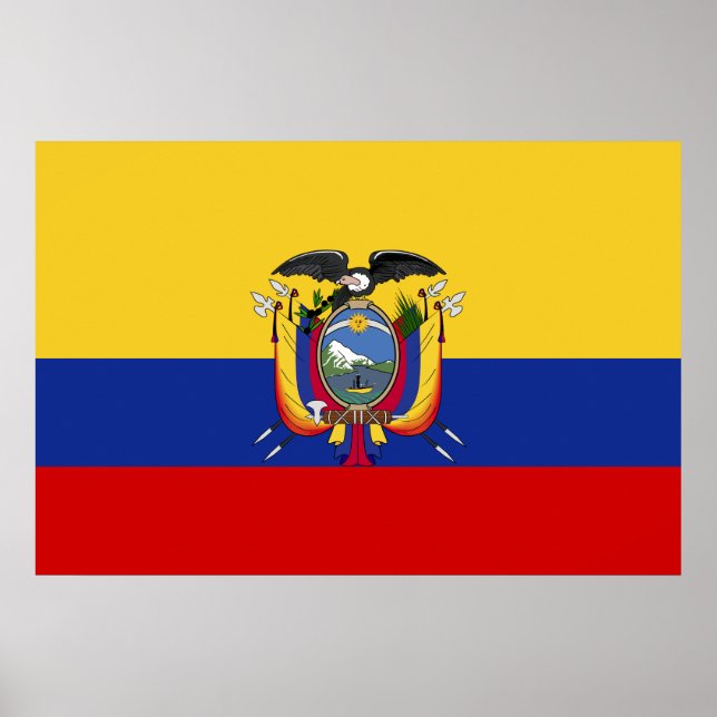 Ecuador Flag Poster (Front)