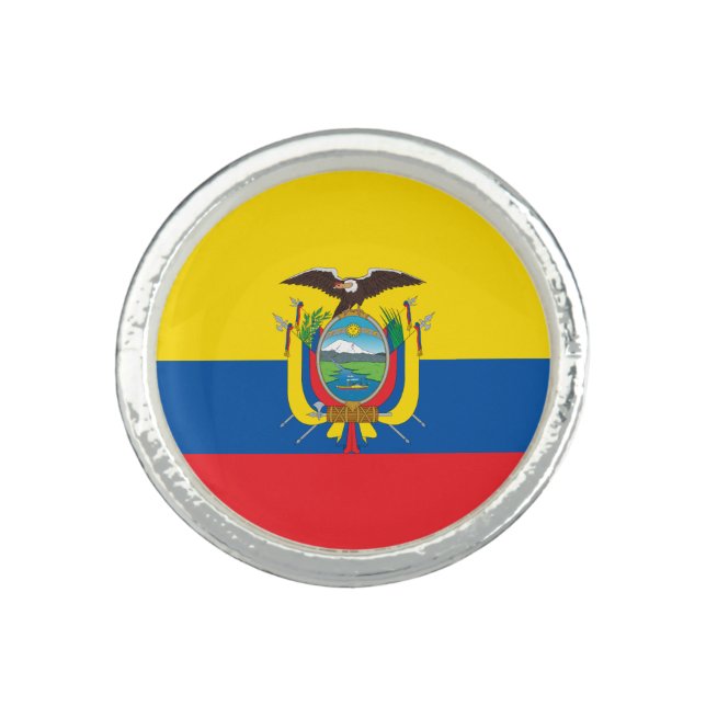 Ecuador Flag Ring (Front)
