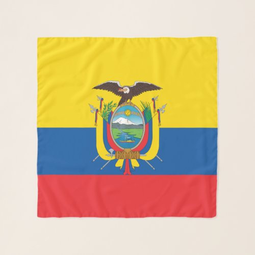 Ecuador Flag Scarf