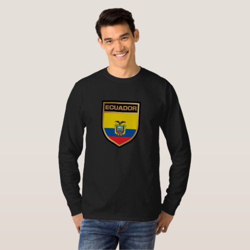 Ecuador Flag Shield T_Shirt