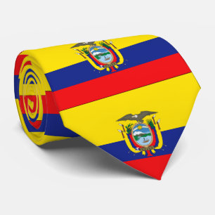 Ecuador flag tie