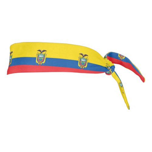 Ecuador Flag Tie Headband