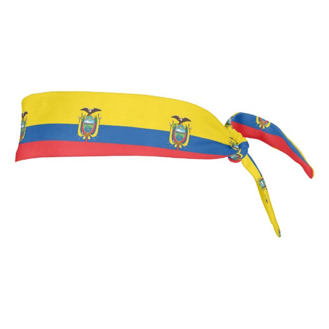 Ecuador Flag Tie Headband (Rotate 90)
