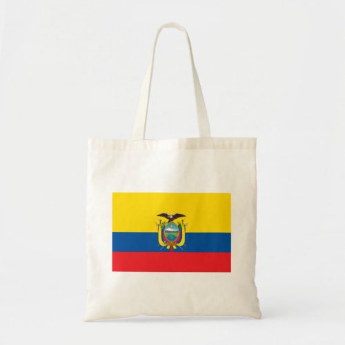 Ecuador Flag Tote Bag