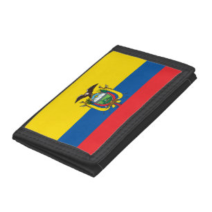 Ecuador Flag Trifold Wallet