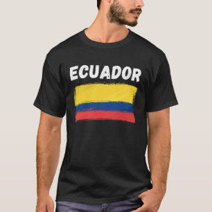 Ecuador Flag Vintage Grunge Ecuadorian Flag Ecuado T-Shirt