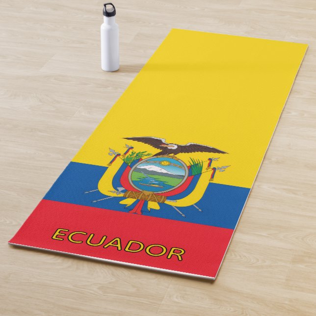 Ecuador Flag Yoga Mat (In Situ)