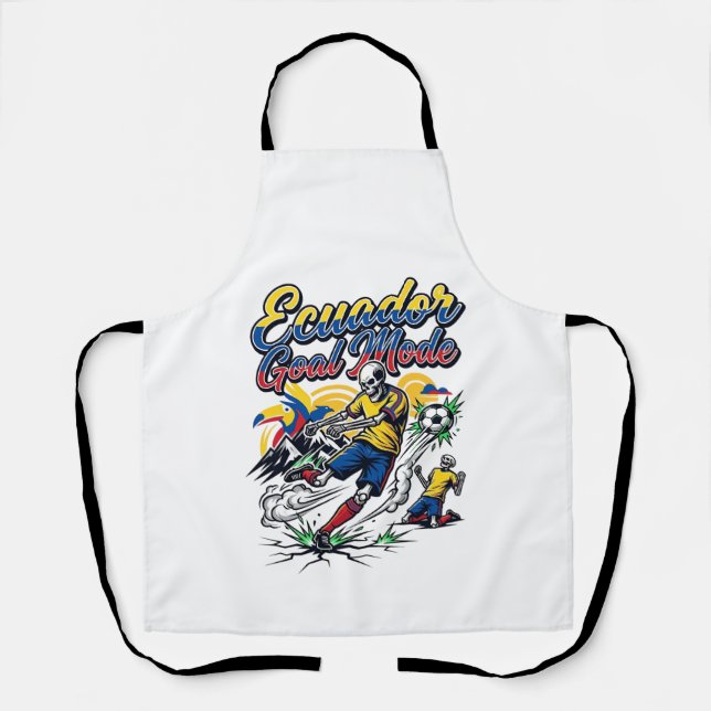 Ecuador Goal Mode Skeleton Striker Nations Dynamic Apron (Front)