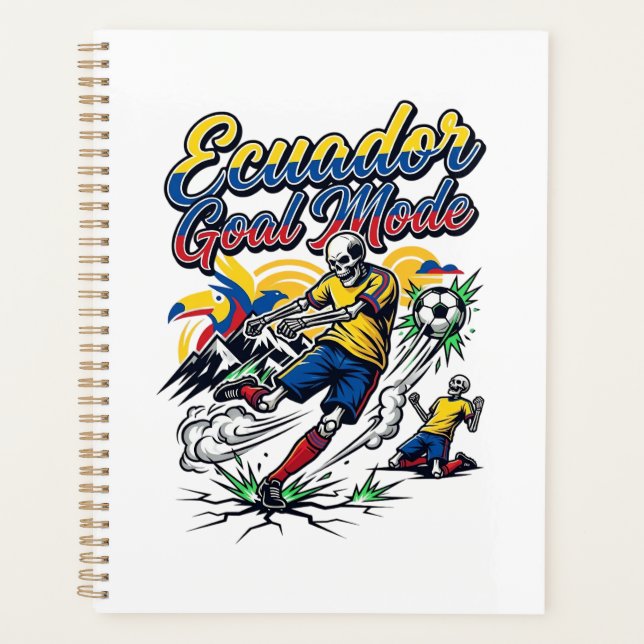 Ecuador Goal Mode Skeleton Striker Nations Dynamic Planner (Front)