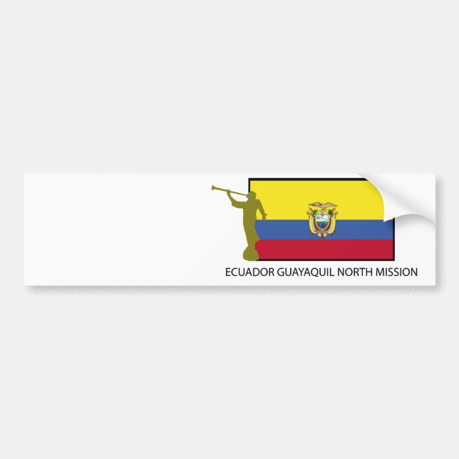Ecuador Guayaquil North Mission CTR LDS Bumper Sticker (Front)
