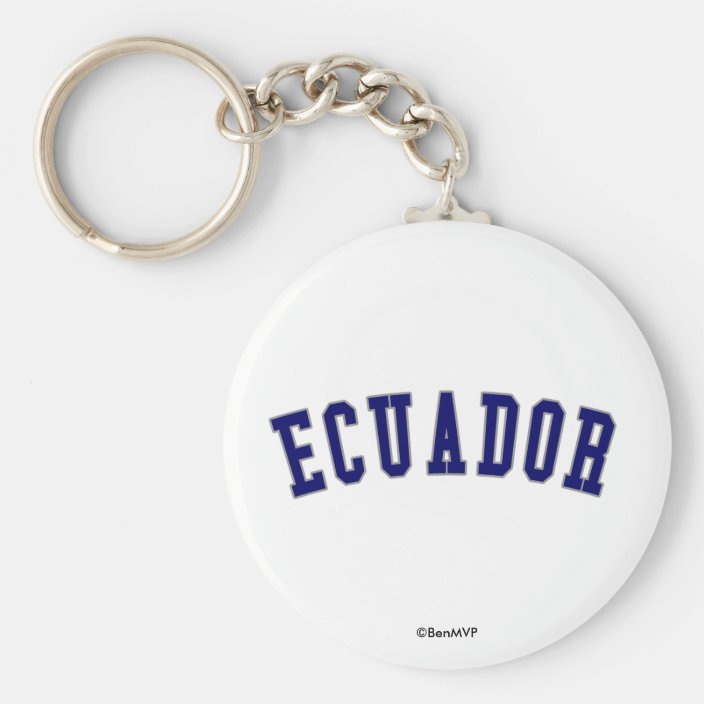 Ecuador Key Chain