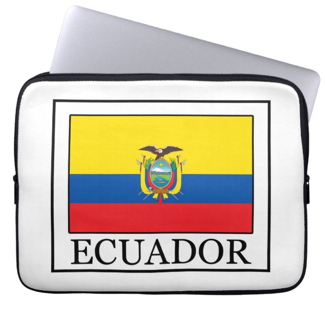 Ecuador laptop sleeve (Front)