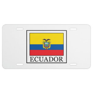 Ecuador License Plate