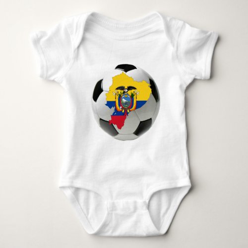 Ecuador national team baby bodysuit