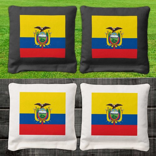 Ecuador patriotic bags Ecuador Flag Cornhole Bags