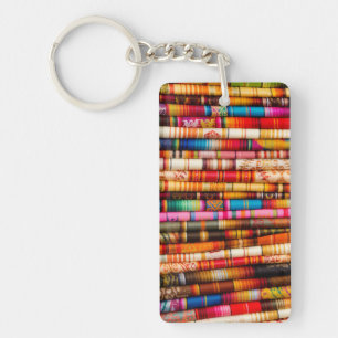 Ecuador, Quito Area, Otavalo Handicraft Market Keychain