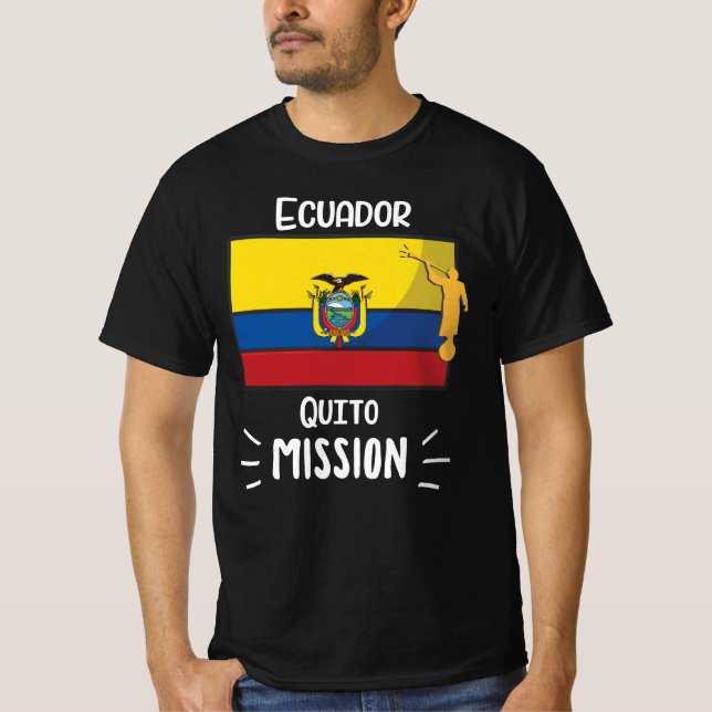 Ecuador Quito Mormon LDS Mission T-Shirt (Front)
