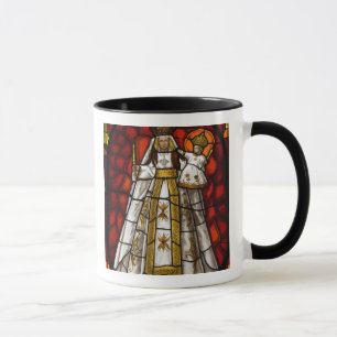 Ecuador, Quito. Statue of the winged Virgin 2 Mug