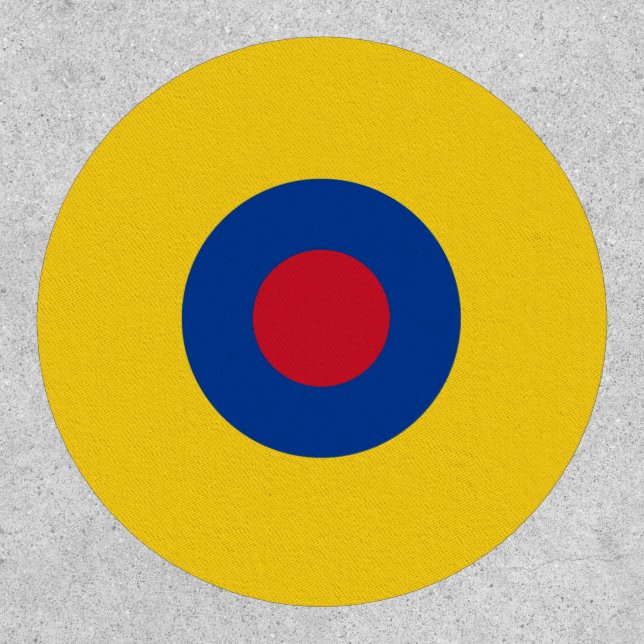 Ecuador roundel country flag symbol army military  patch (Front)