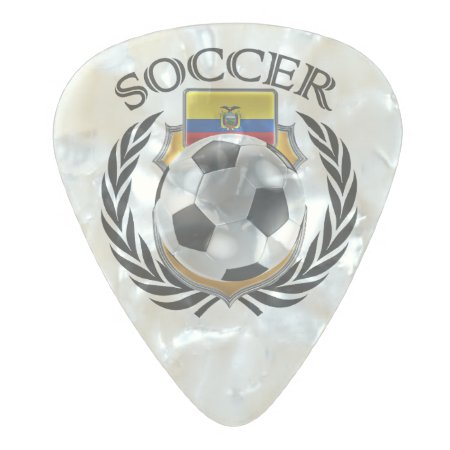 Ecuador Soccer 2016 Fan Gear Pearl Celluloid Guitar Pick