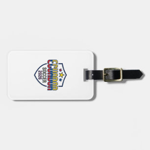 Ecuador Soccer 2026 Soccer Bold Country Typography Luggage Tag