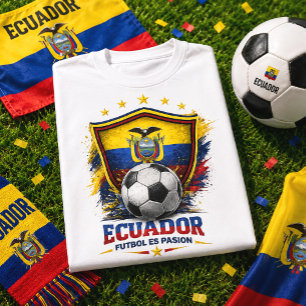 Ecuador Soccer Fan Football Supporter Pride T-Shirt