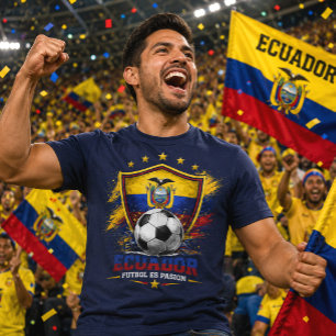Ecuador Soccer Fan Football Supporter Pride T-Shirt