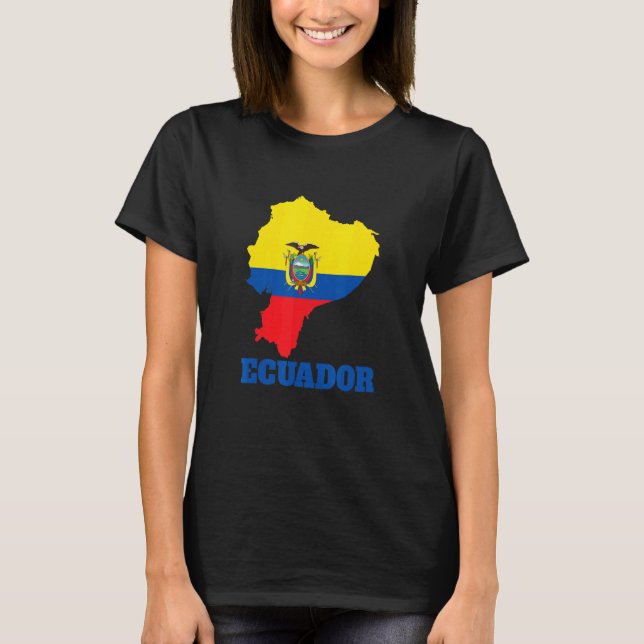 Ecuador soccer & football fan 2022  Flag of Ecuado T-Shirt (Front)