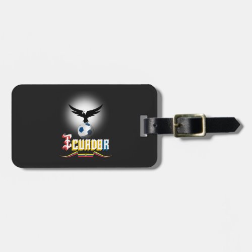 Ecuador Soccer Luggage Tag