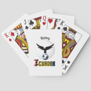 Ecuador Soccer Poker Cards