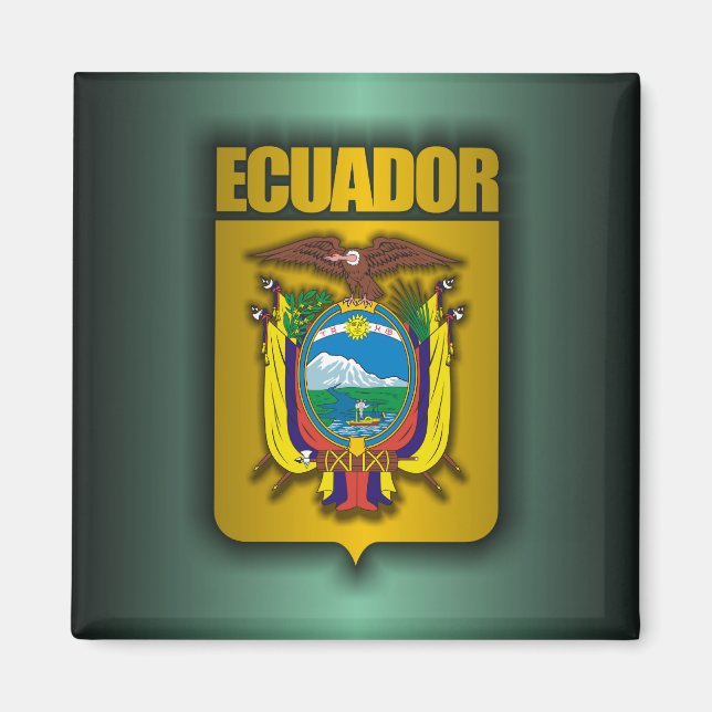 "Ecuador Steel" Magnet (Front)