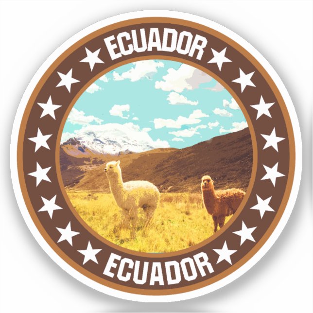 Ecuador                                            sticker (Front)