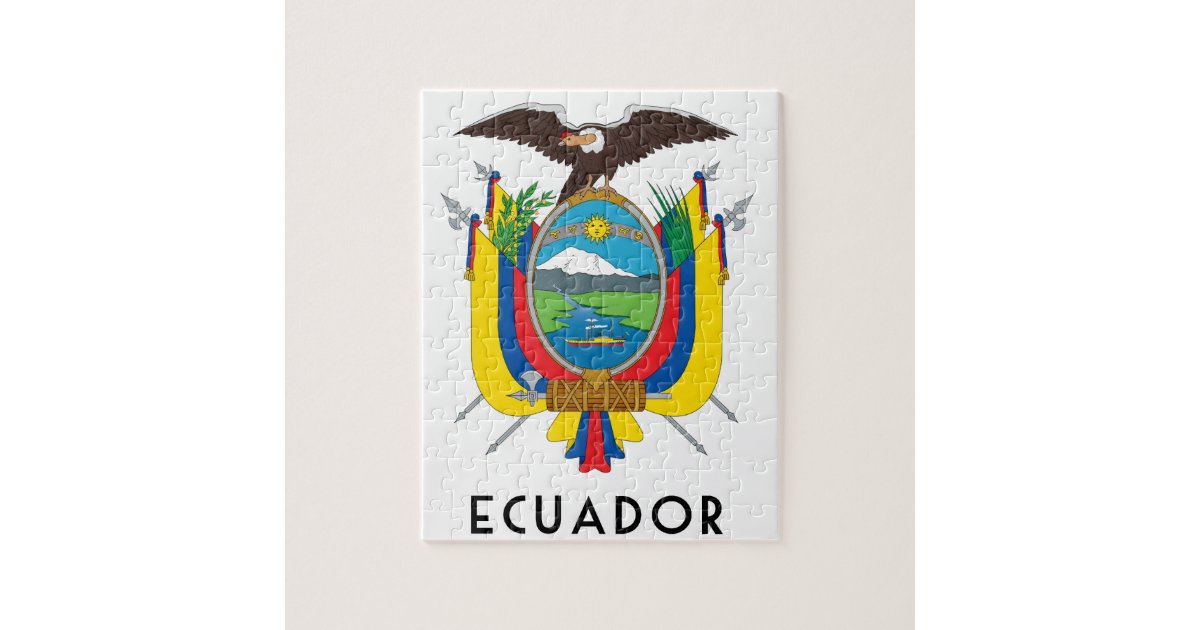 Ecuador - symbol/coat of arms/flag/colors/emblem jigsaw ...