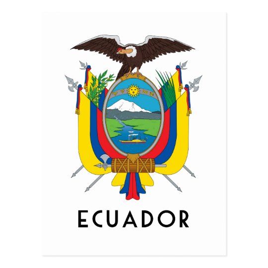 Download Ecuador - symbol/coat of arms/flag/colors/emblem postcard ...