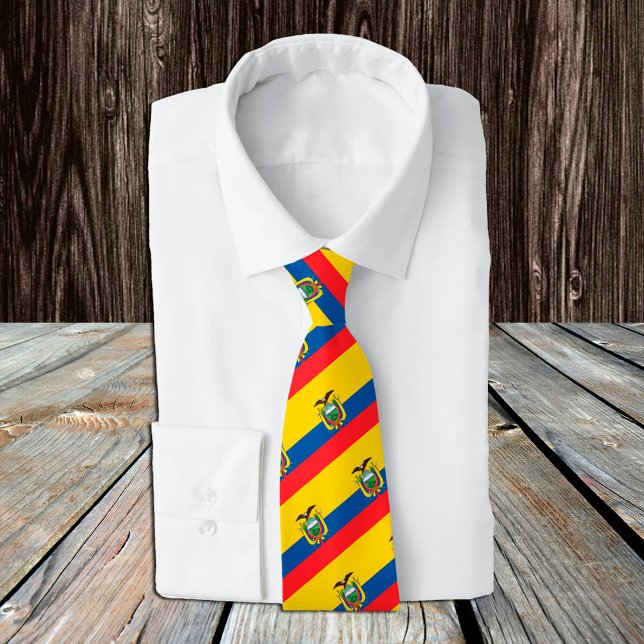 Ecuador Ties, fashion Ecuador Flag, business Neck Tie (Creator Uploaded)