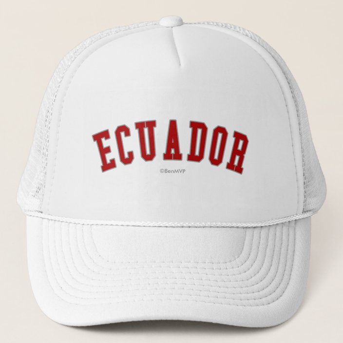 Ecuador Trucker Hat