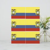 ecuadorian flag (Standing Front)