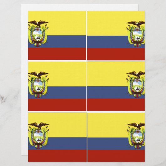 ecuadorian flag (Front/Back)